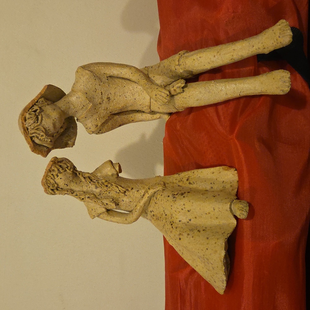 ❤️❤️ Vintage Woman & Man Sand Fugurines, Fully Clothed